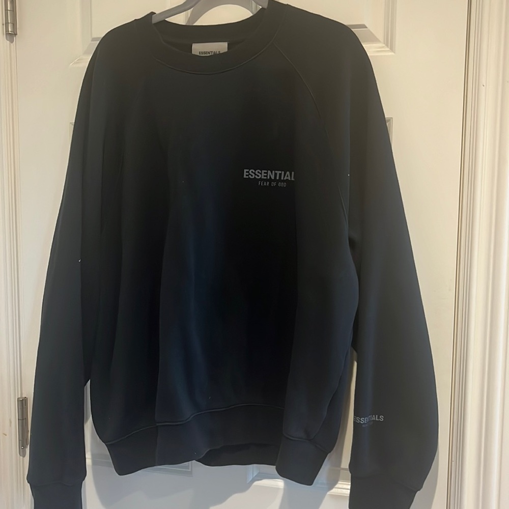Fear of God Essentials Black Crewneck